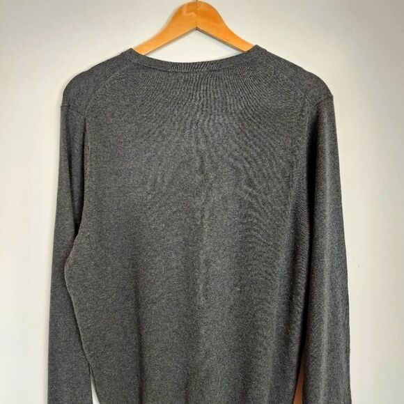 NWT Cutter & Buck Lakemont Tri-Blend Mens V-Neck Pullover Grey Sweater Size Smal - Picture 8 of 13